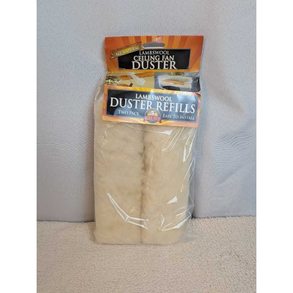 Wool Shop Lambswool Duster Refills Two Pack Ceiling Fan‎ Easy Install